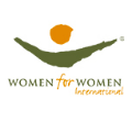 Women for Women International as a global charity partner